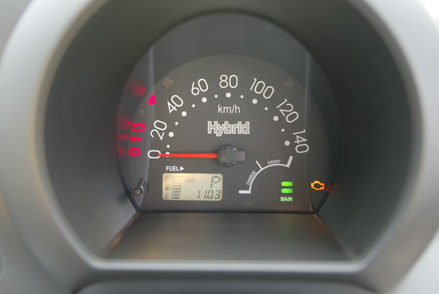 ダイハツ・ハイゼットカーゴ ハイブリッドのメーター