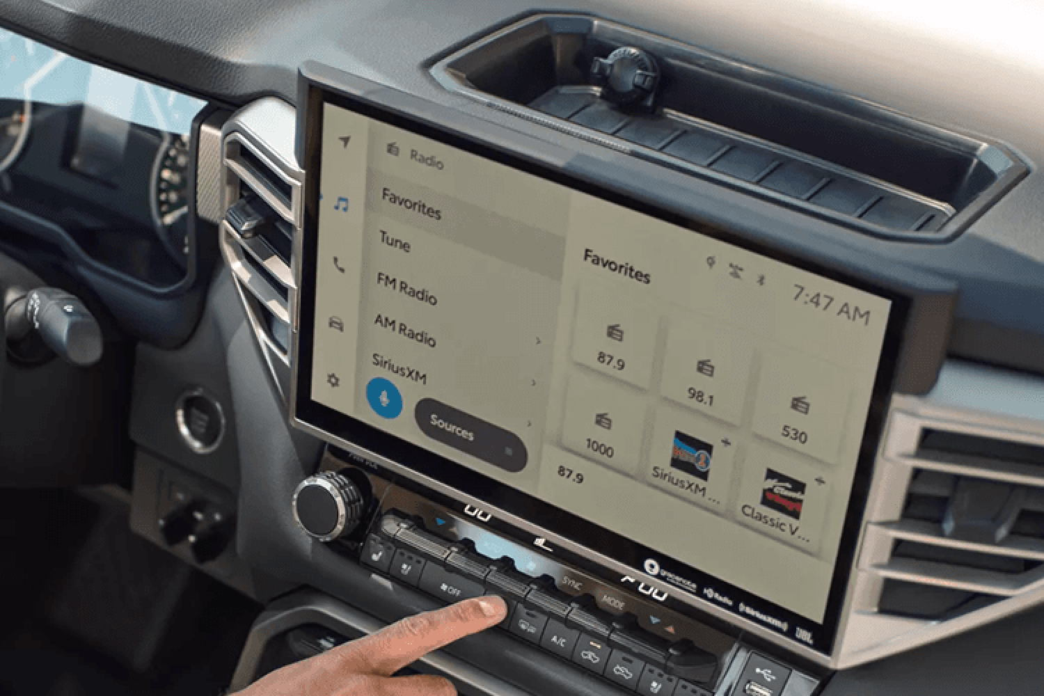 トヨタ・タンドラのナビ