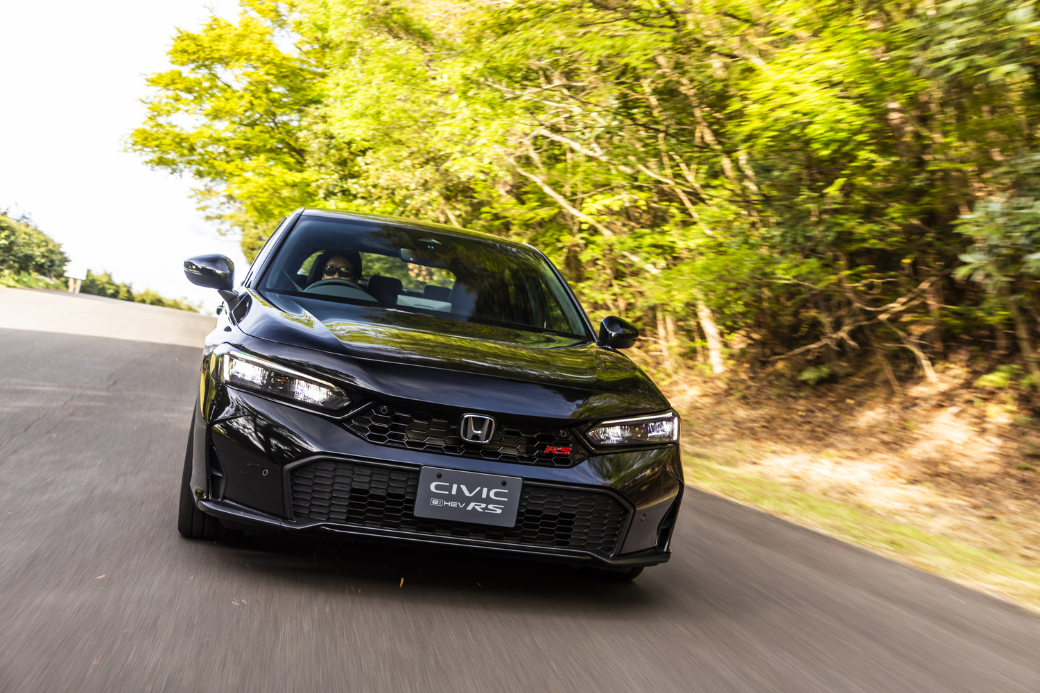 シビックe:HEV RSの試乗シーン