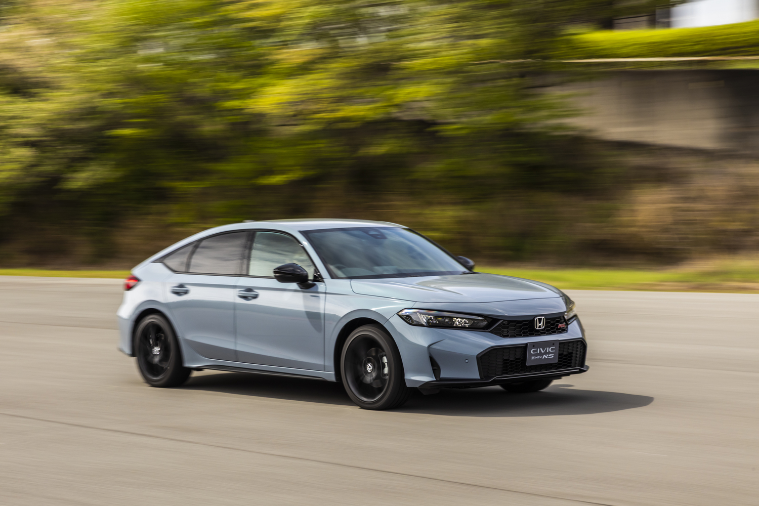 シビックe:HEV RSの試乗の様子