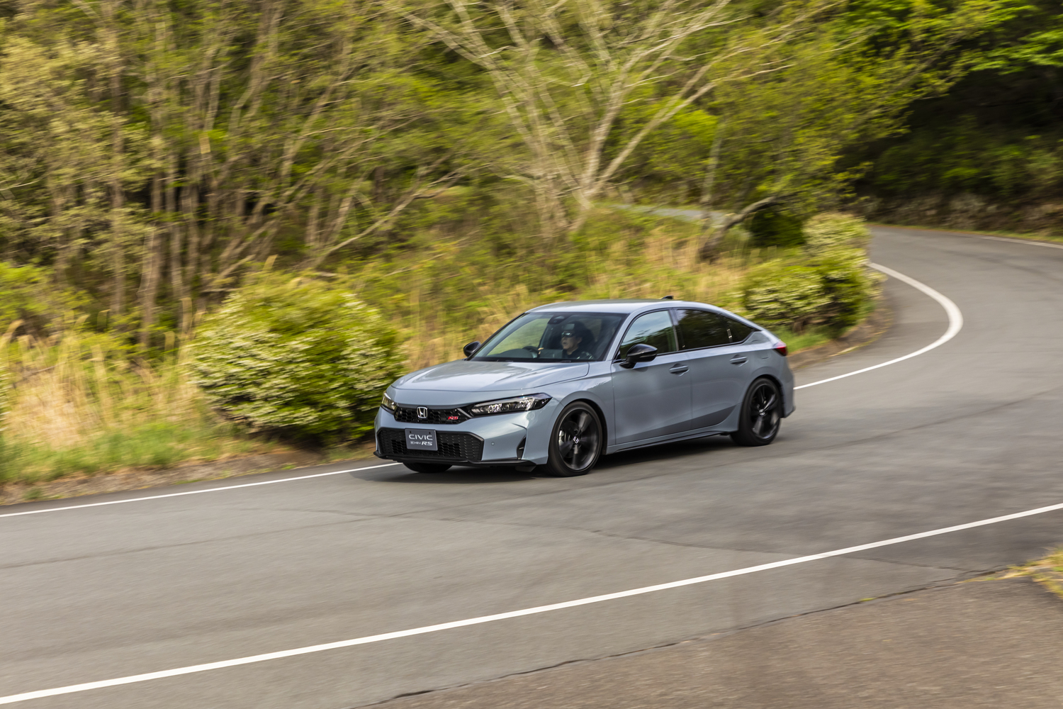 シビックe:HEV RSの試乗の様子