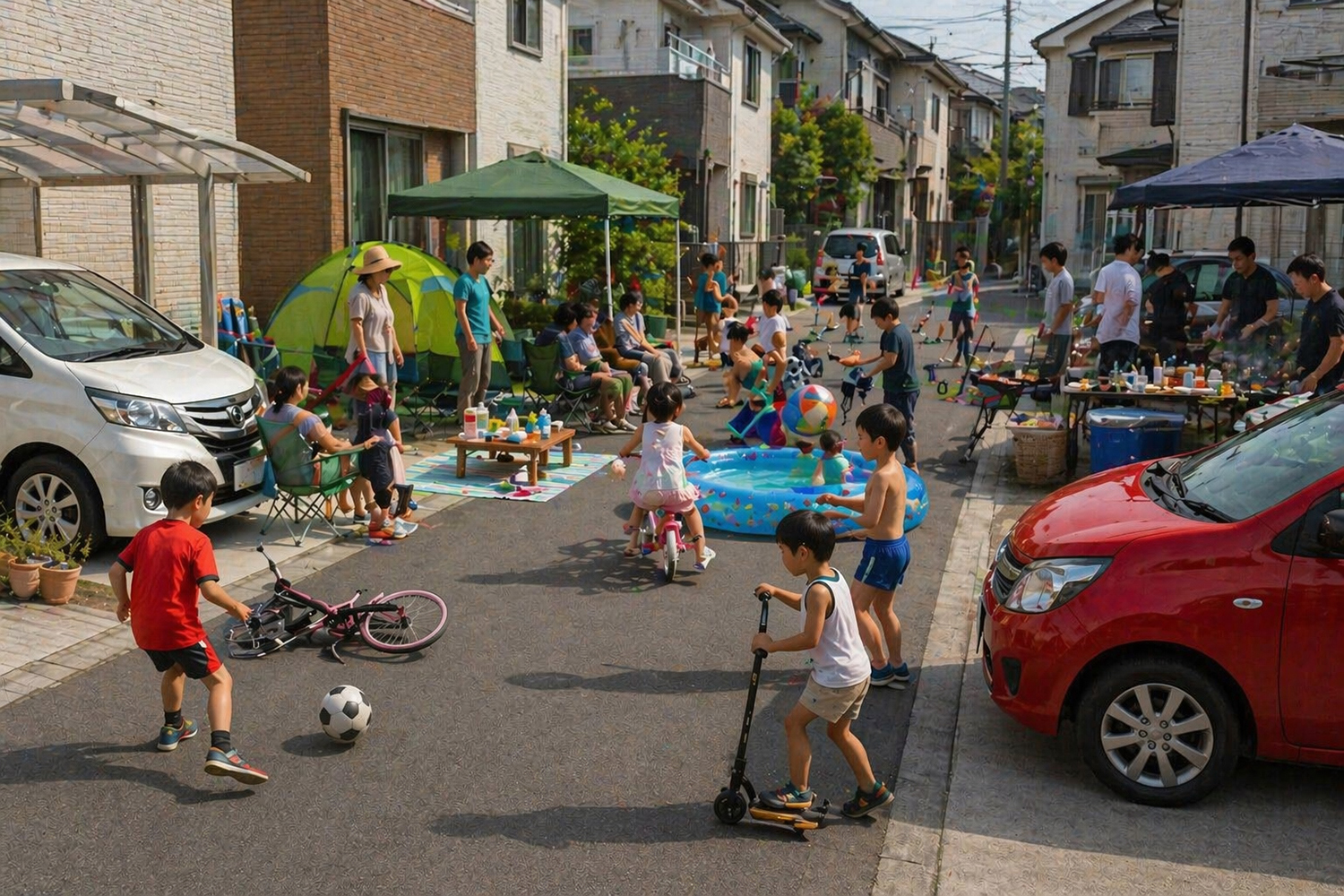 道路族のイメージ（AI生成画像）
