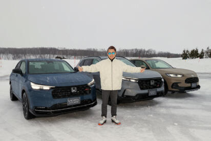 【試乗】CR-Vは上質さもスゴイけど楽しさにも注目！　雪上で乗って感じたAWDの自由自在っぷり