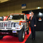 三菱が年内に投入する「新型クロスカントリーSUV」とは？　パジェロだらけのブースで岸浦新社長が語る!!