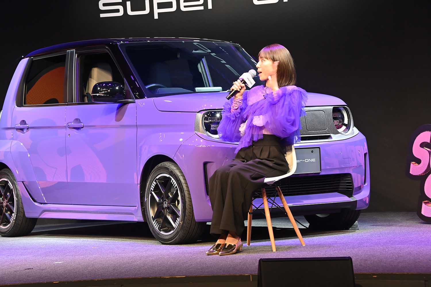 大注目EV「Super-ONE」発表会に若槻千夏さんが駆けつけた 〜 画像27