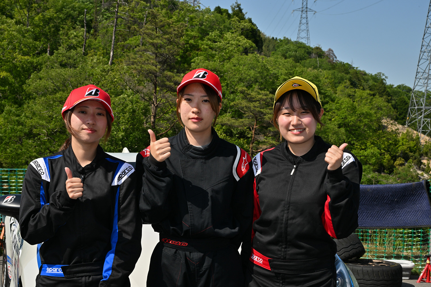 全日本ジムカーナ選手権CP２クラスで戦う若き女子ドライバーたちに密着