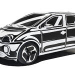【画像】平面の「絵」かとおもったら実車なの!?　ルノー・トゥインゴの「錯覚アートカー」は脳がバグること確実!! 〜 画像7
