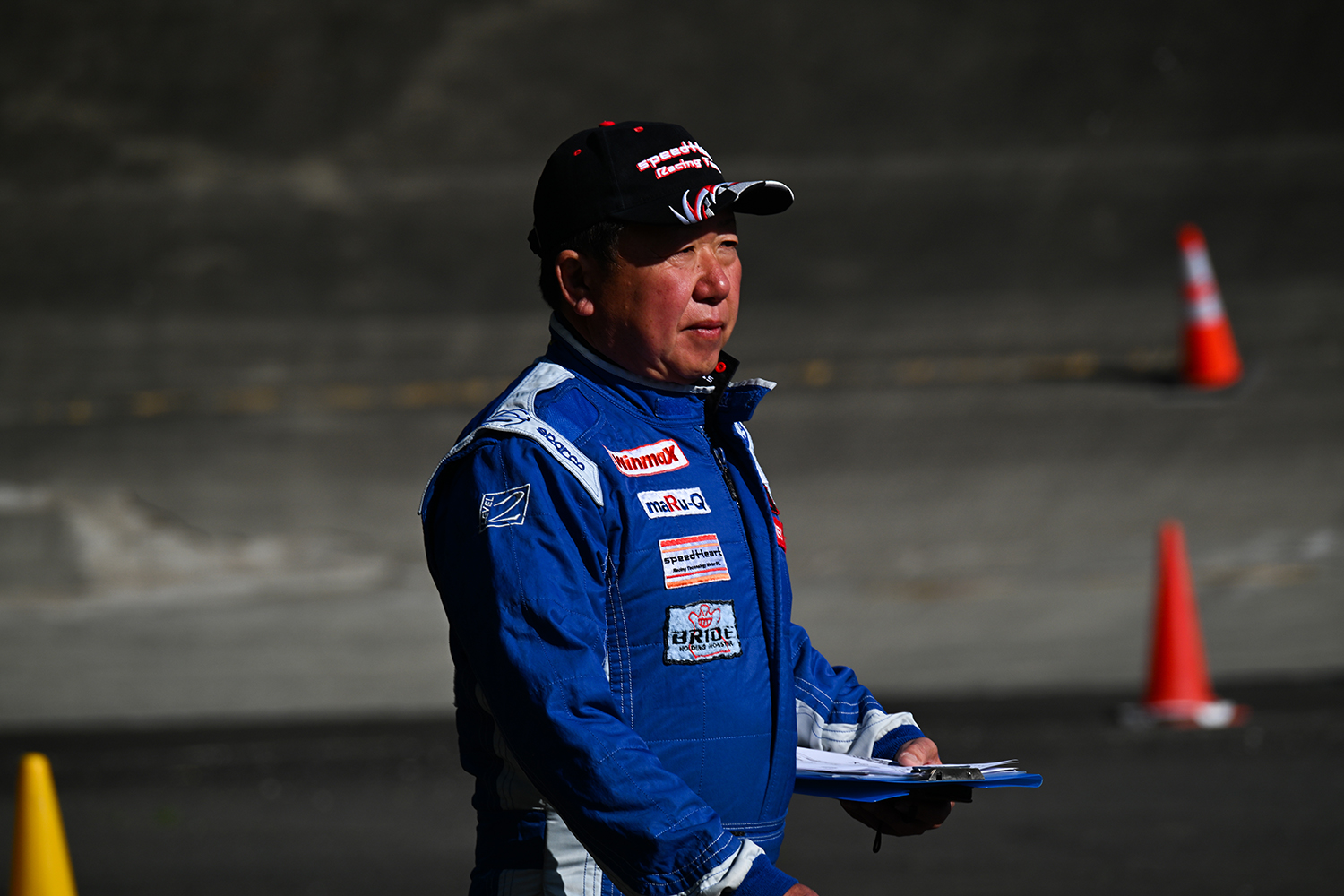 全日本ジムカーナ選手権に参戦する天野明夫選手
