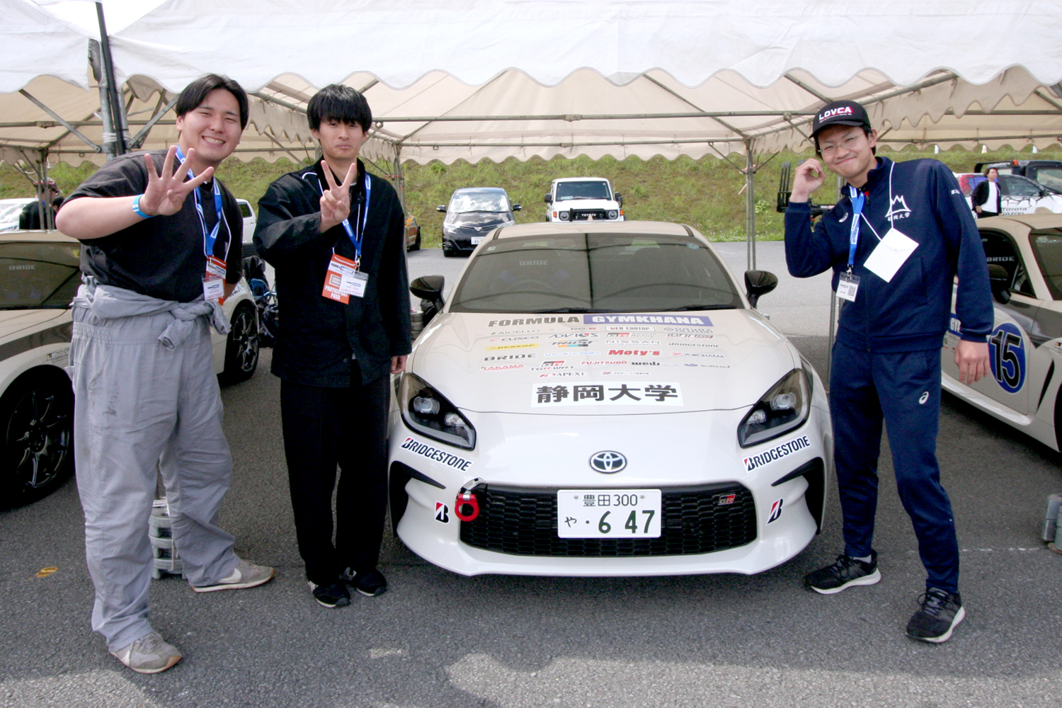 フォーミュラジムカーナ2026開幕戦に参加の静岡大学自動車部