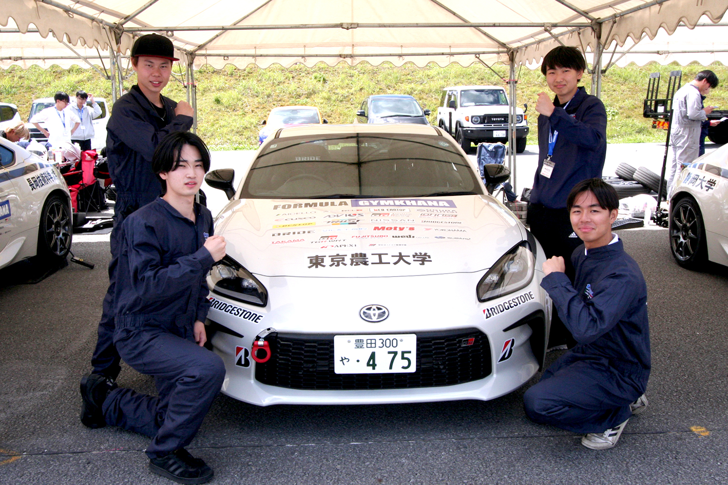 フォーミュラジムカーナ2026開幕戦に参加の東京農工大学自動車部