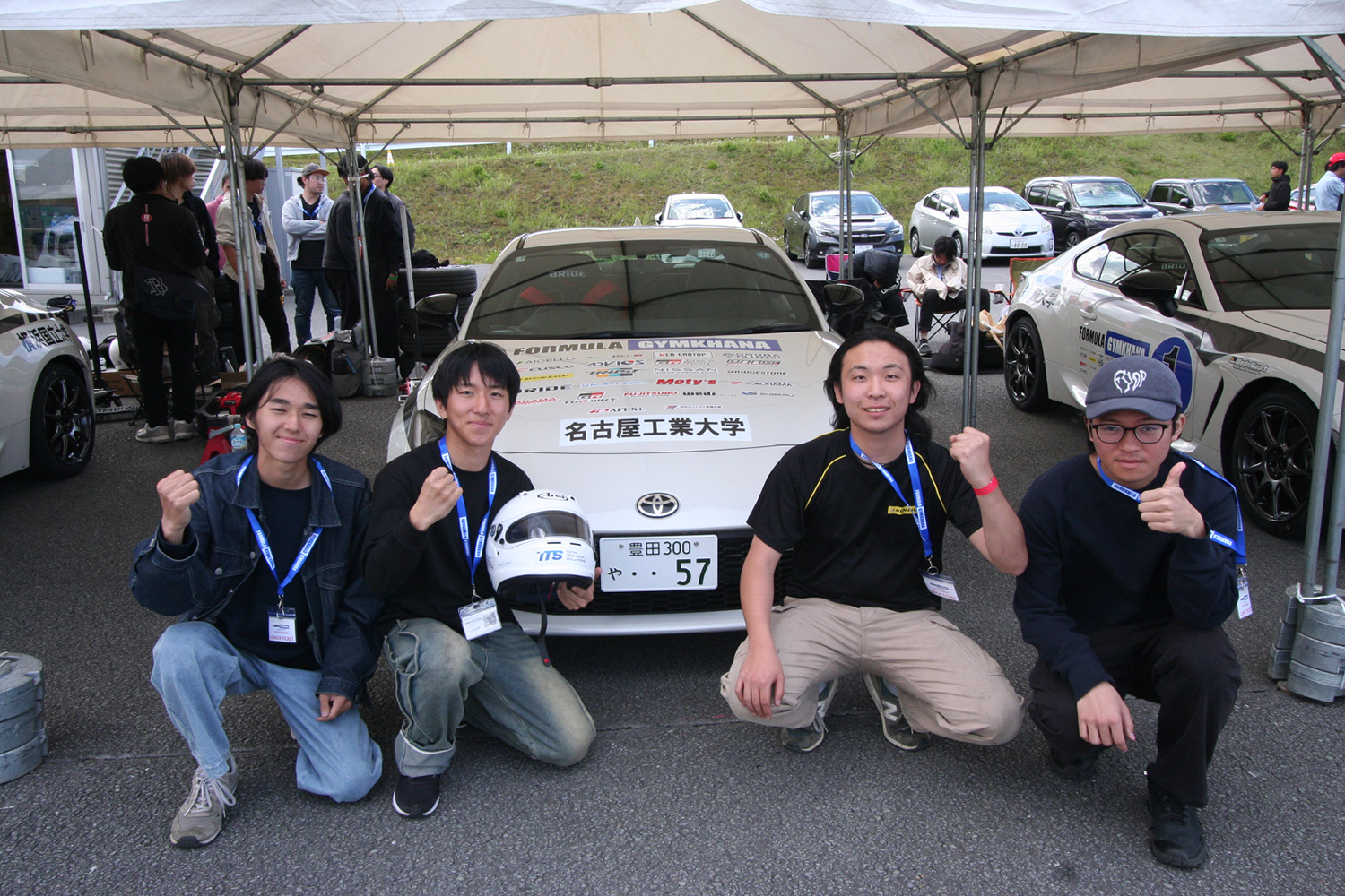 フォーミュラジムカーナに参加の名古屋工業大学自動車部