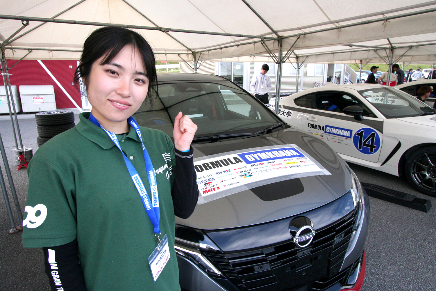 青山学院大学体育会自動車部の永野由真さん