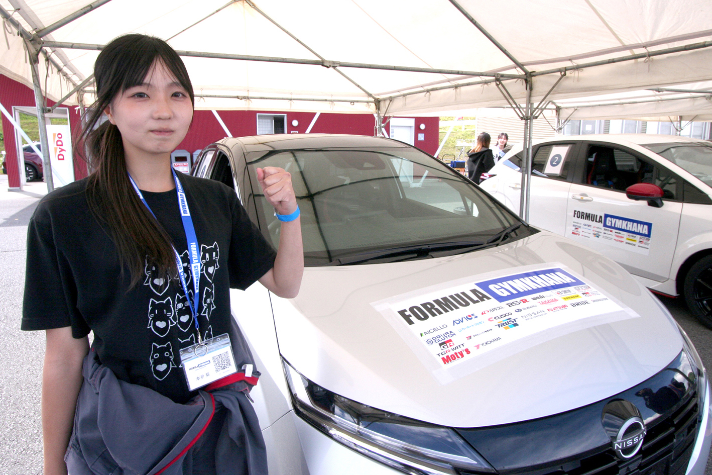 日本大学体育団体連合会自動車部の本夛 葵さん