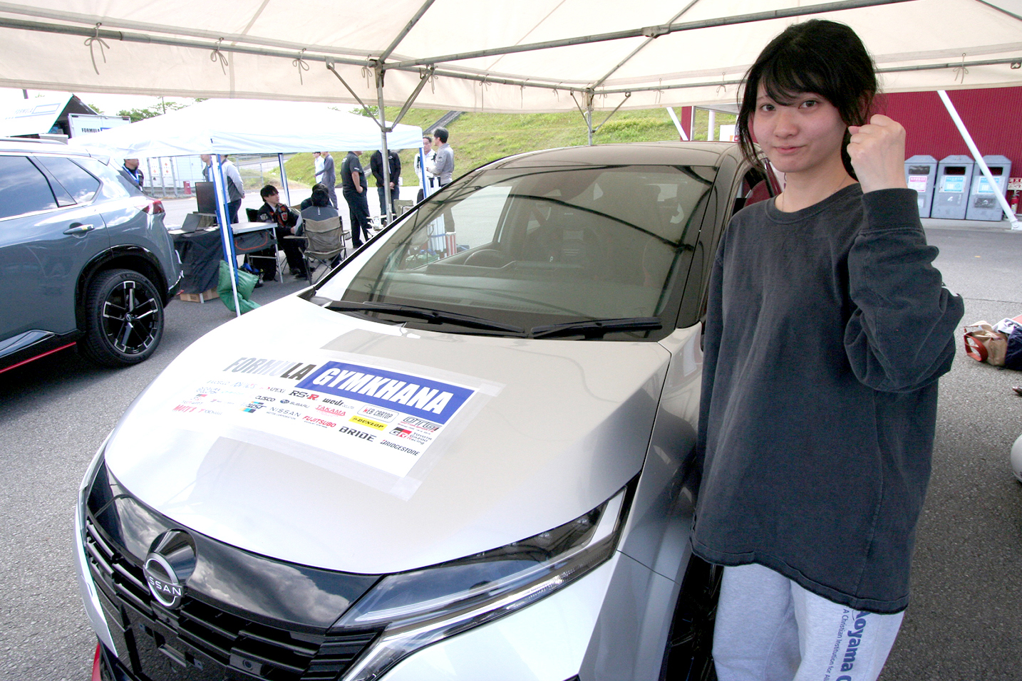 青山学院大学体育会自動車部の高原万璃愛さん