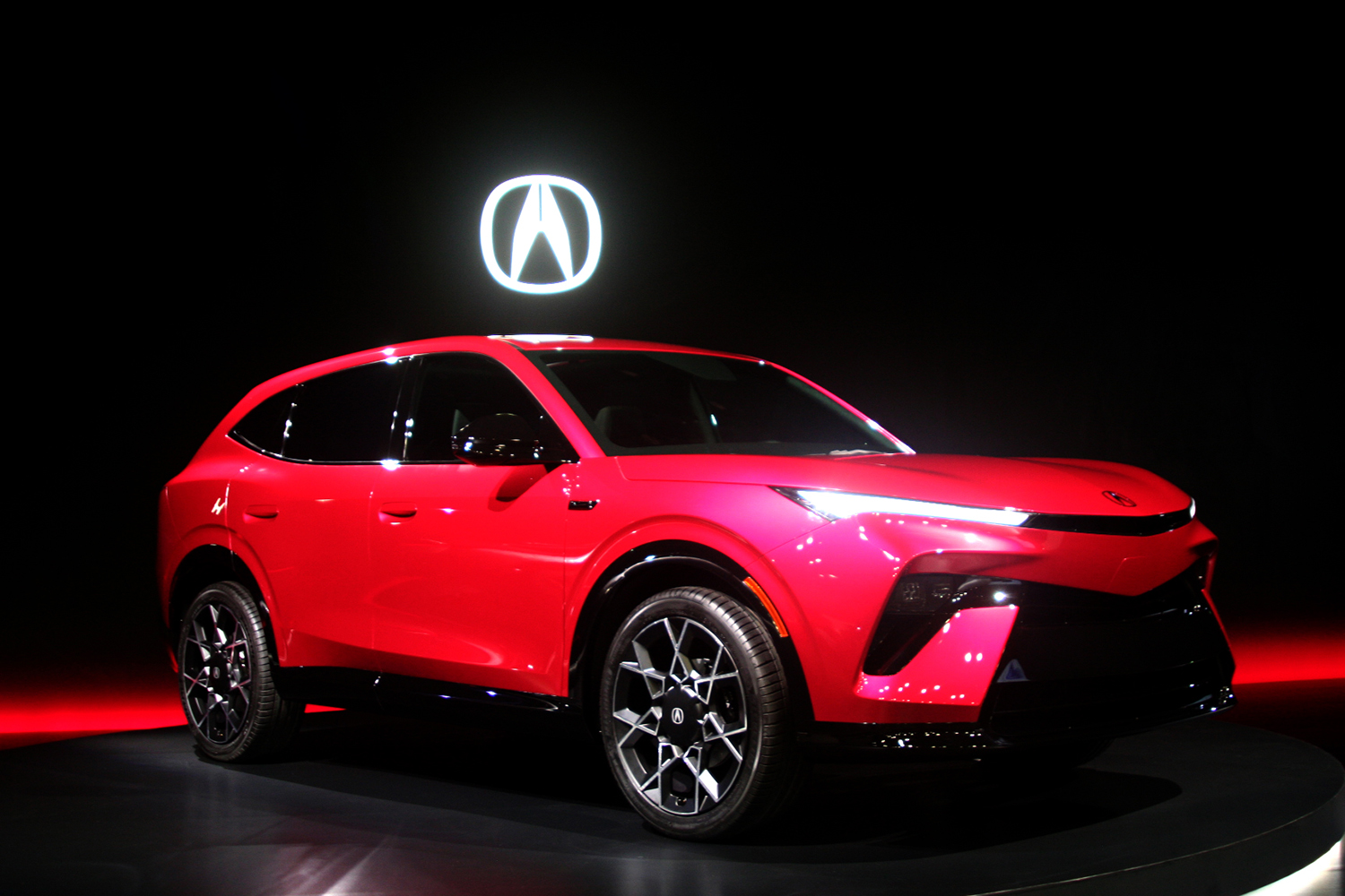 アキュラ・ハイブリッド・SUV プロトタイプのフロントスタイリング