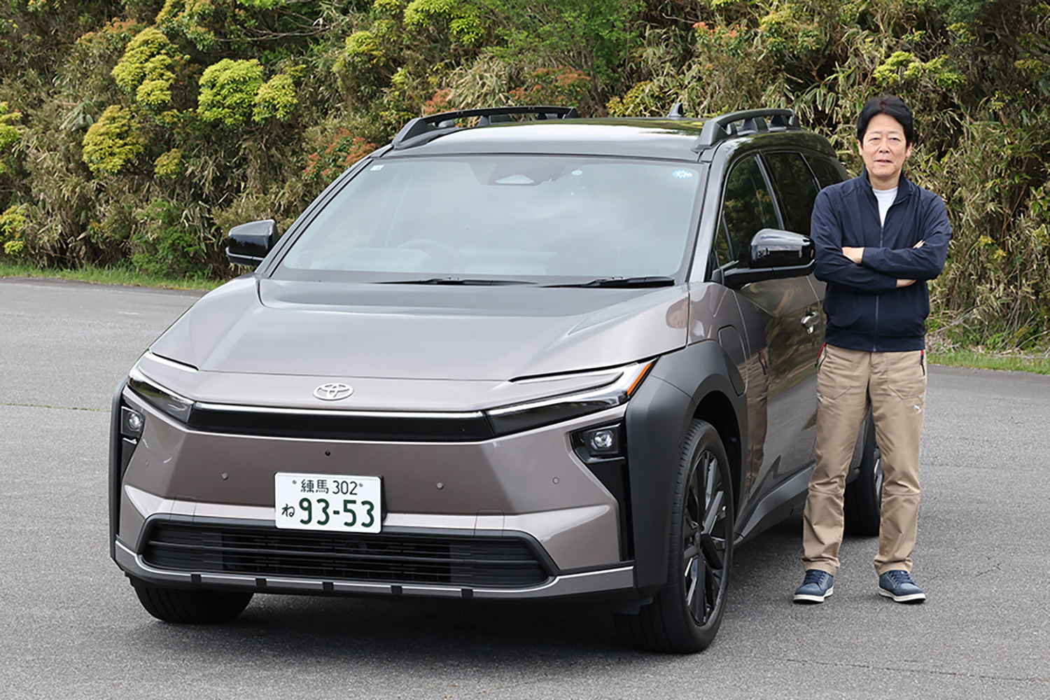 トヨタbZ4Xツーリングと中谷明彦さん