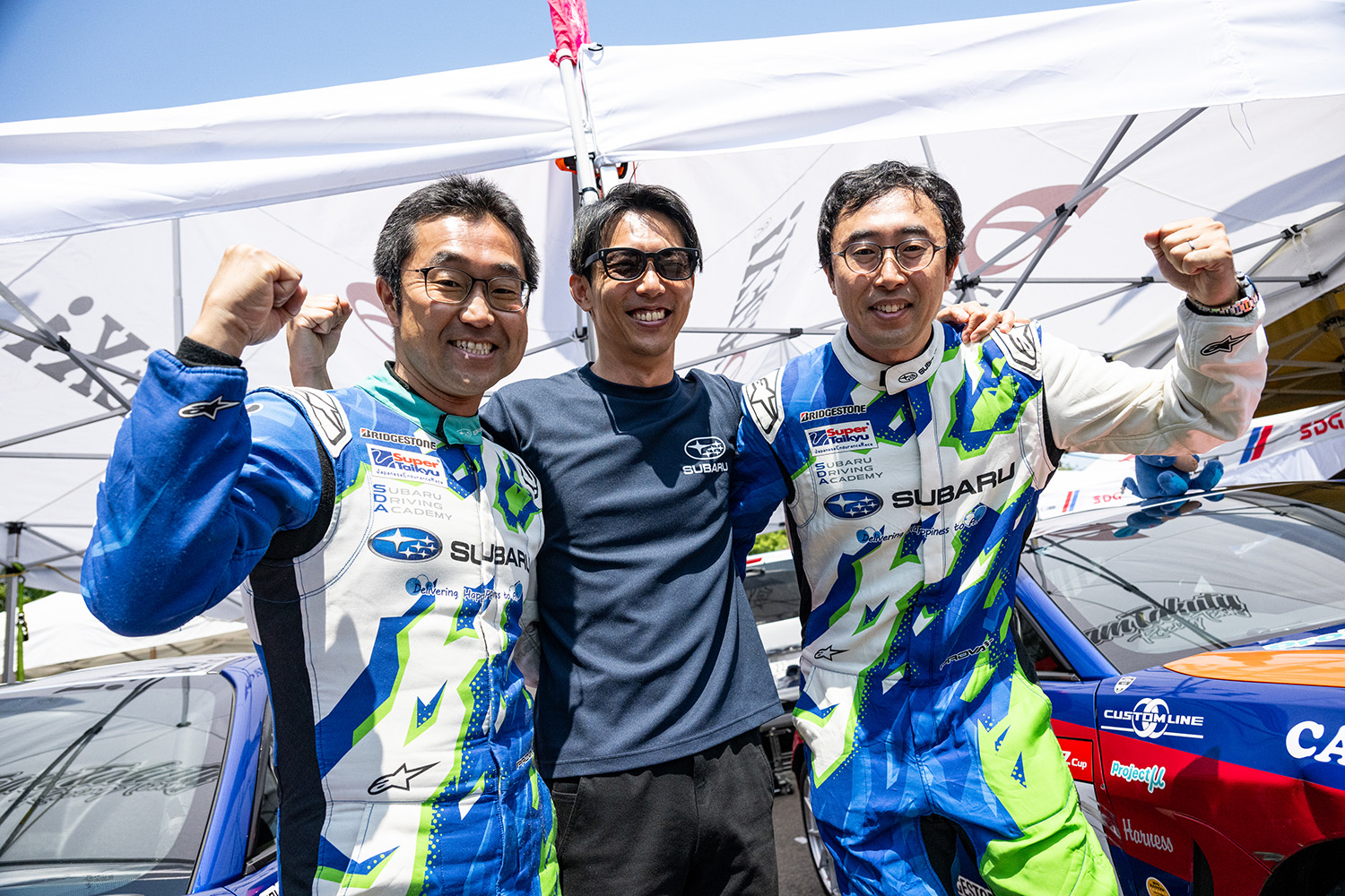 アドバイザーの山内選手と両・伊藤選手