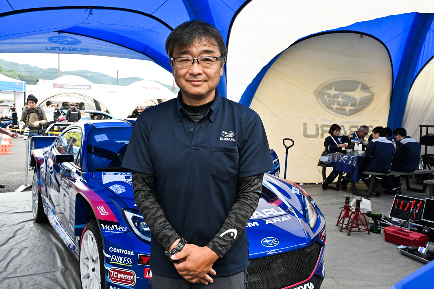 スバルのスポーツ車両企画室・モータースポーツグループ主査の嶋村 誠氏