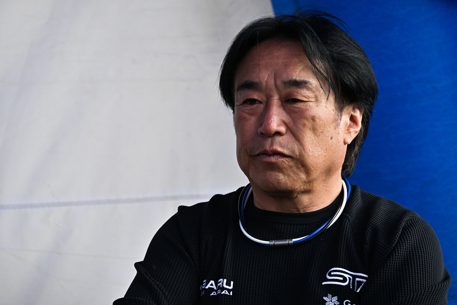 スバル・ボクサー・ラリー・スペックZのドライバーの新井敏弘選手