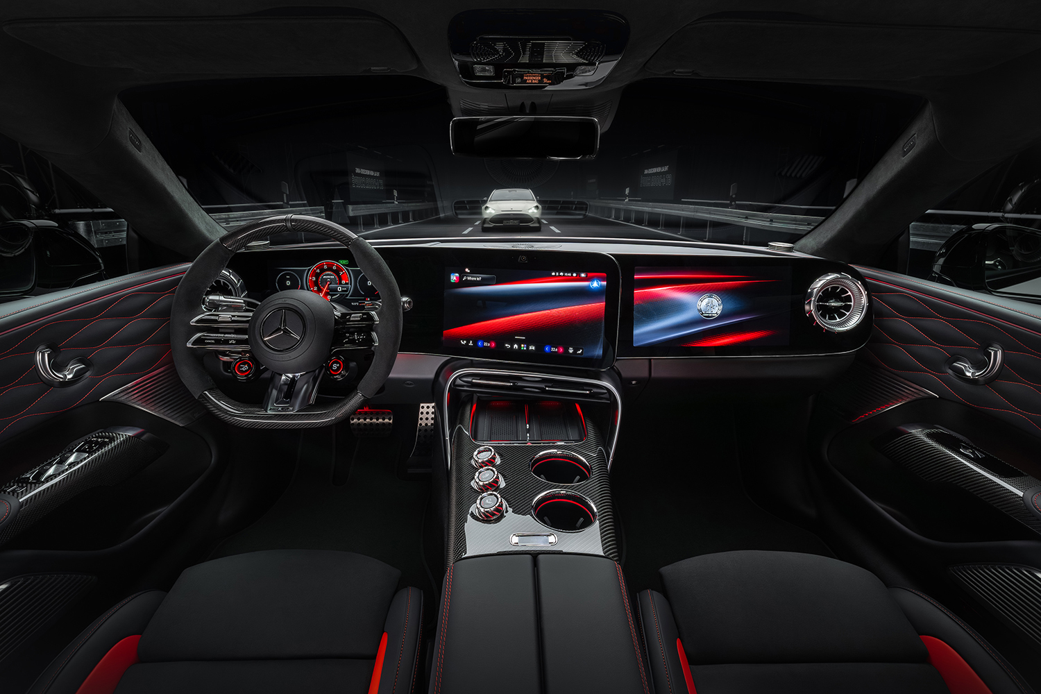メルセデスAMG GT 4ドアクーペのインテリア