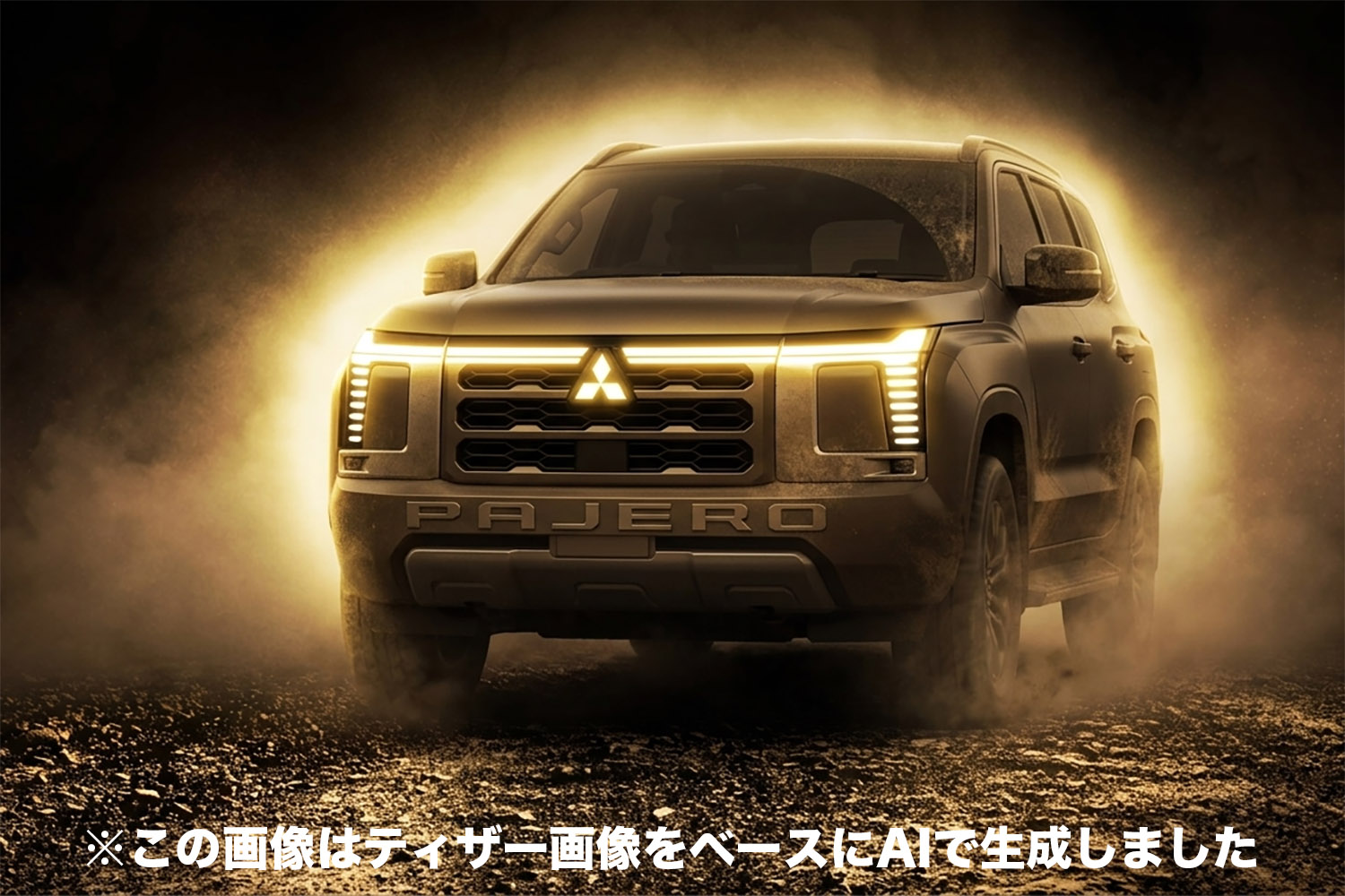 新型パジェロの予想CG