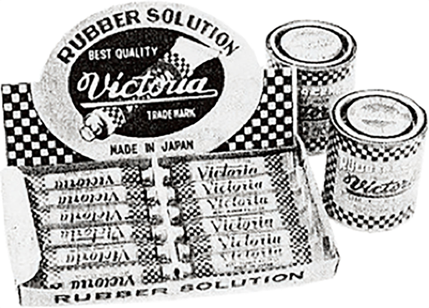 初期製品のゴム糊