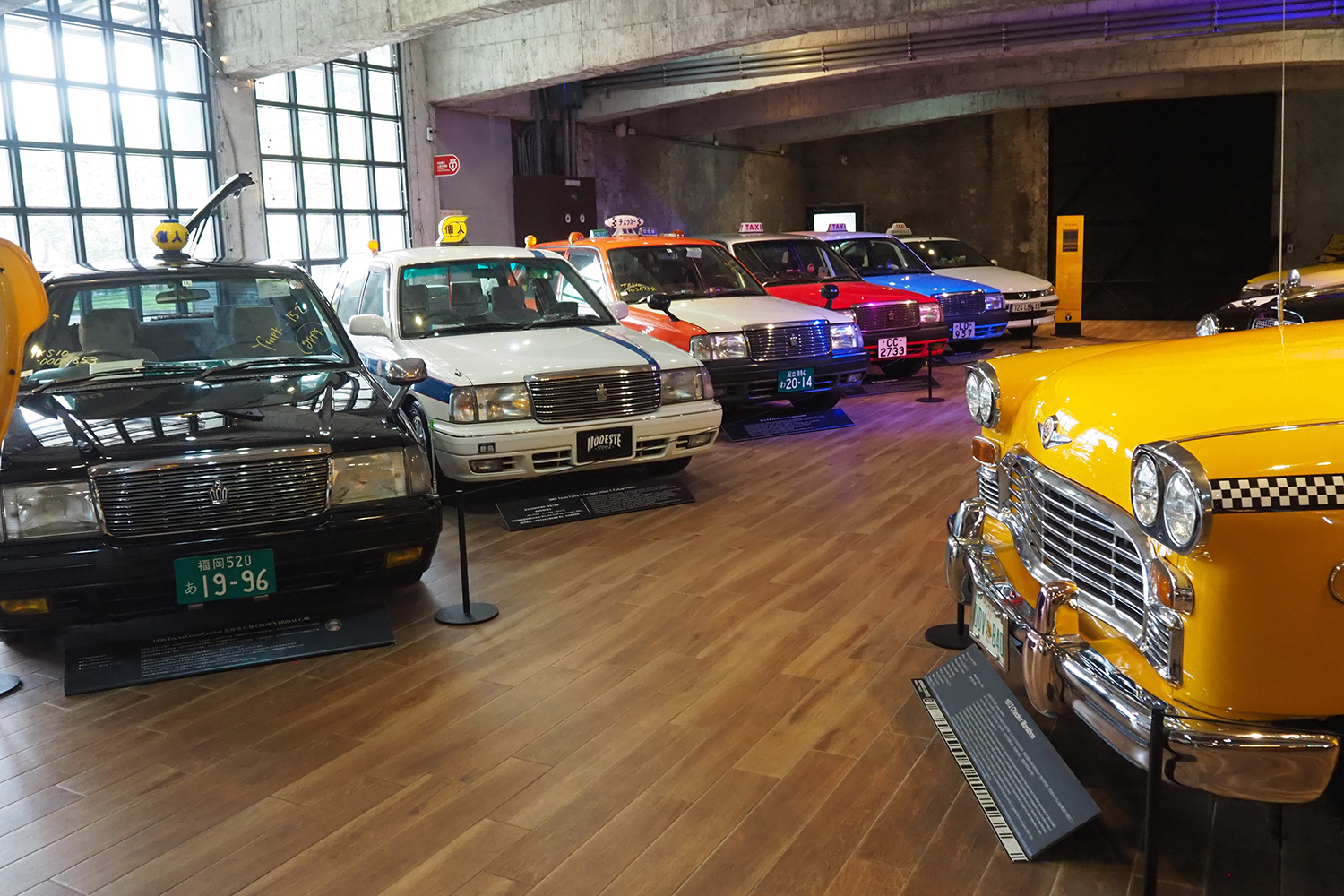 計程車（タクシー）博物館の展示車両