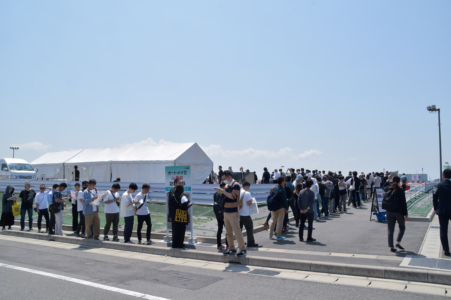 TGR試乗会にできた大行列
