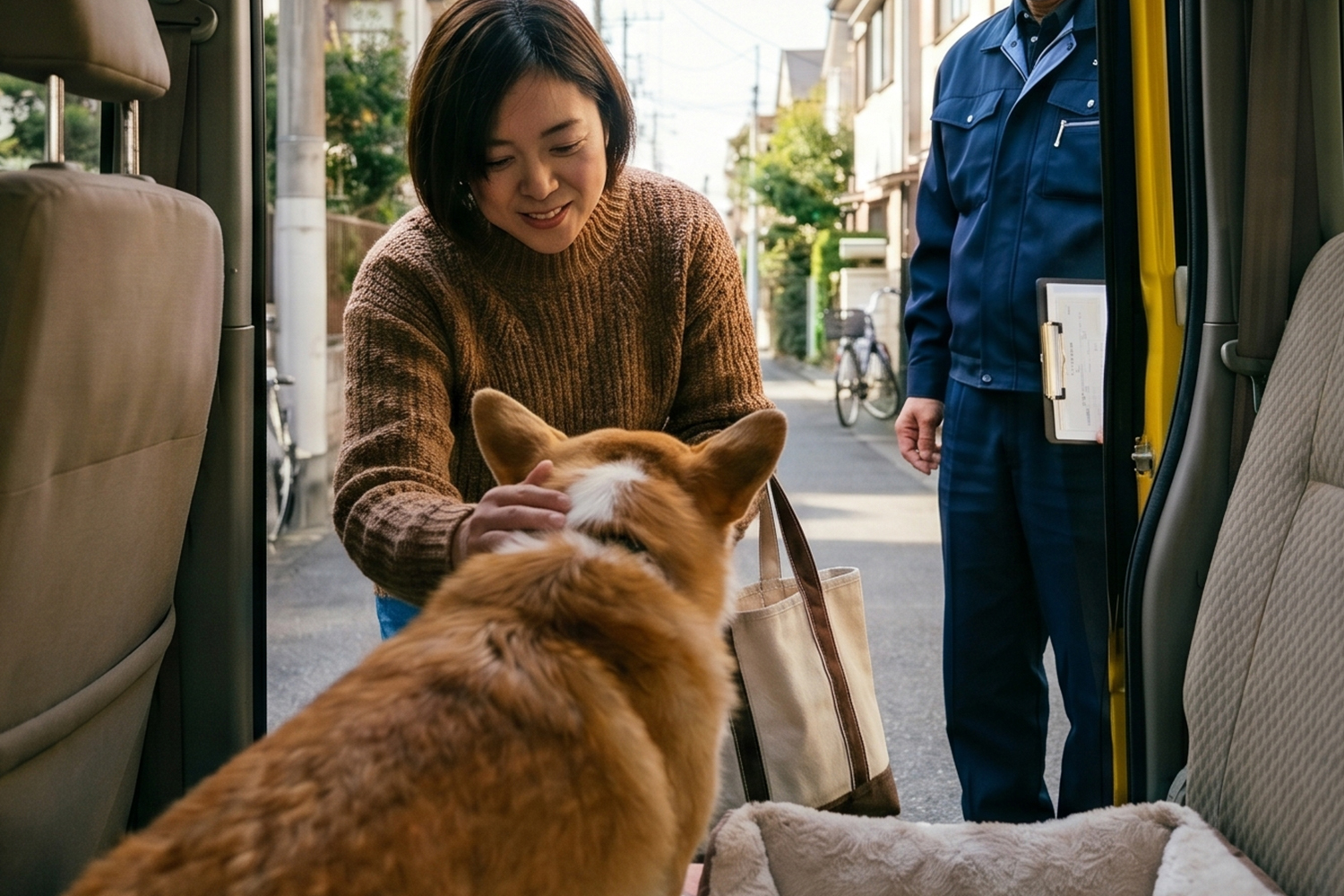 ペットタクシーのイメージ
