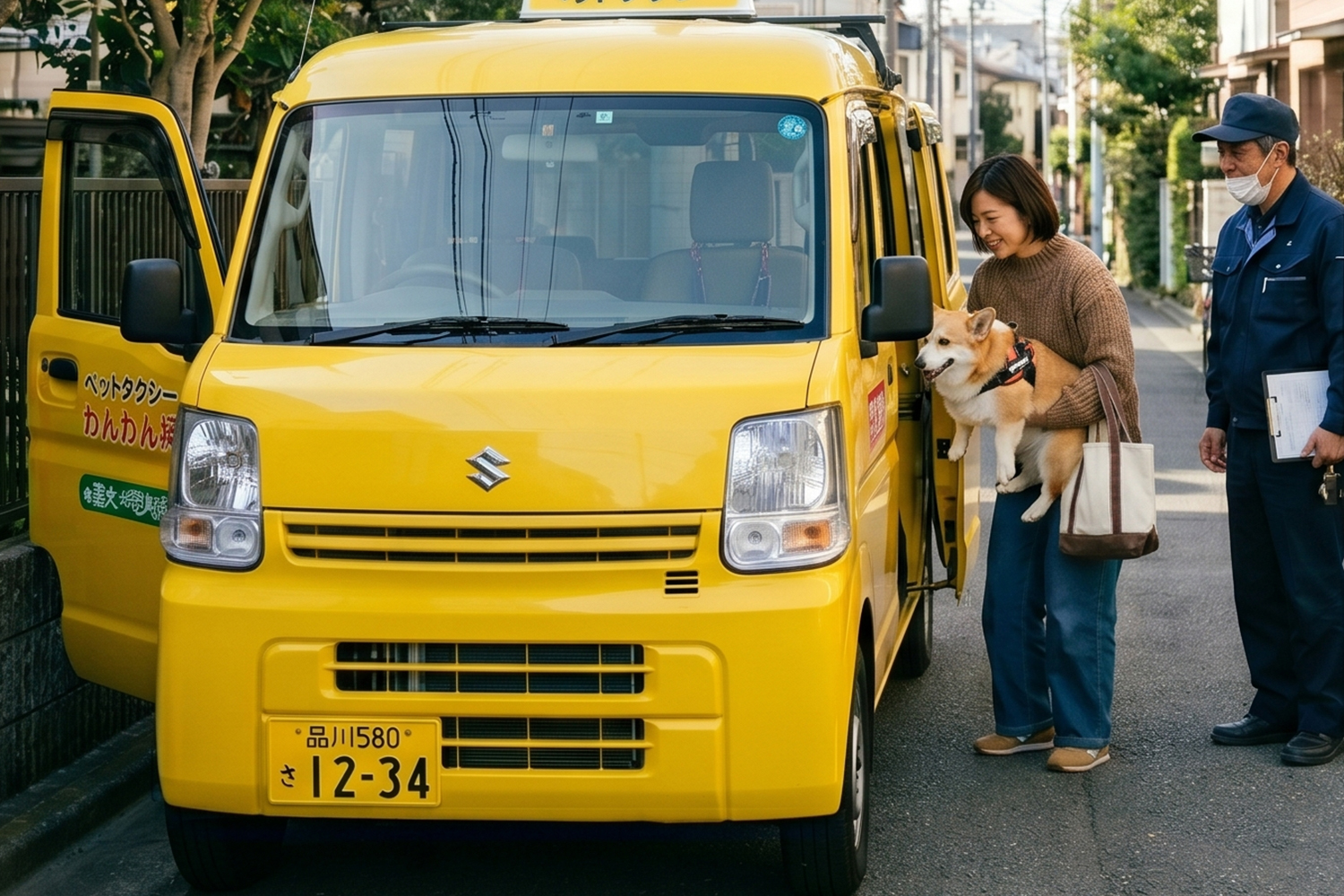 ペットタクシーのイメージ