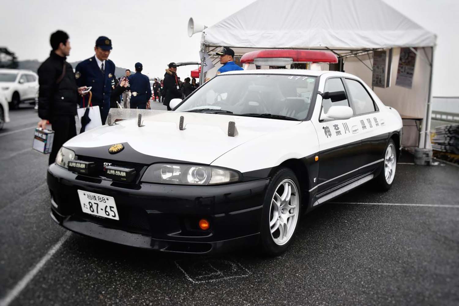 神奈川県警のR33GT-Rオーテックのパトカー 〜 画像11