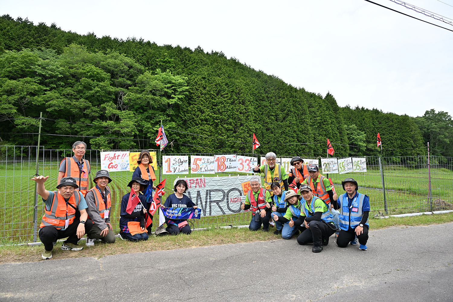 WRC 第7戦「フォーラムエイト・ラリージャパン」で活躍するスタッフたち