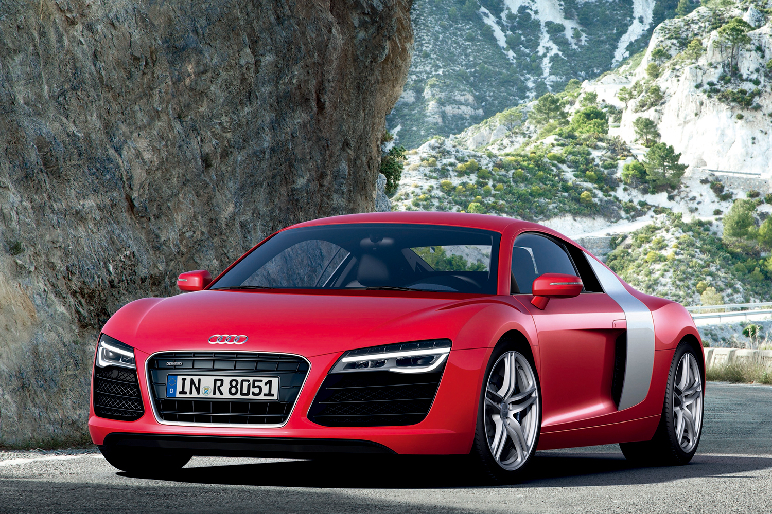 アウディR8のフロントスタイリング