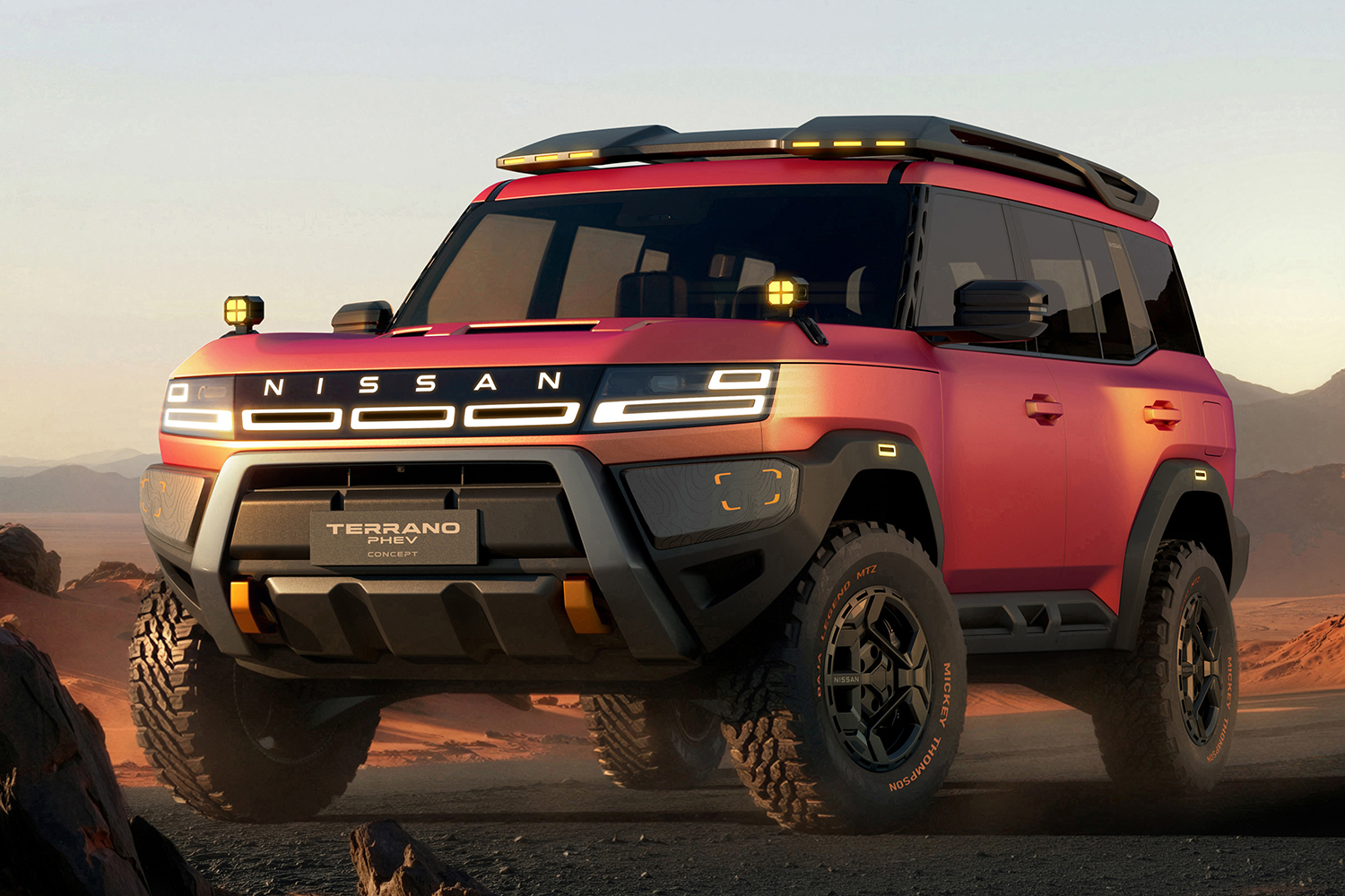 日産テラノPHEVコンセプトのフロントスタイリング 〜 画像2