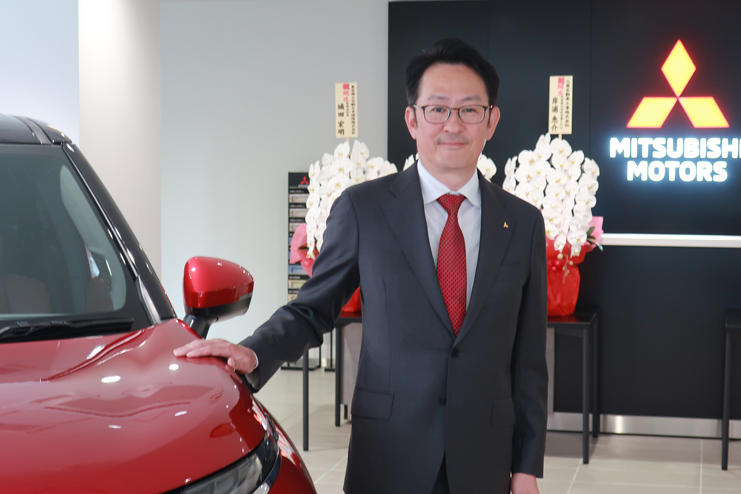 三菱自動車工業の五十嵐氏副社長