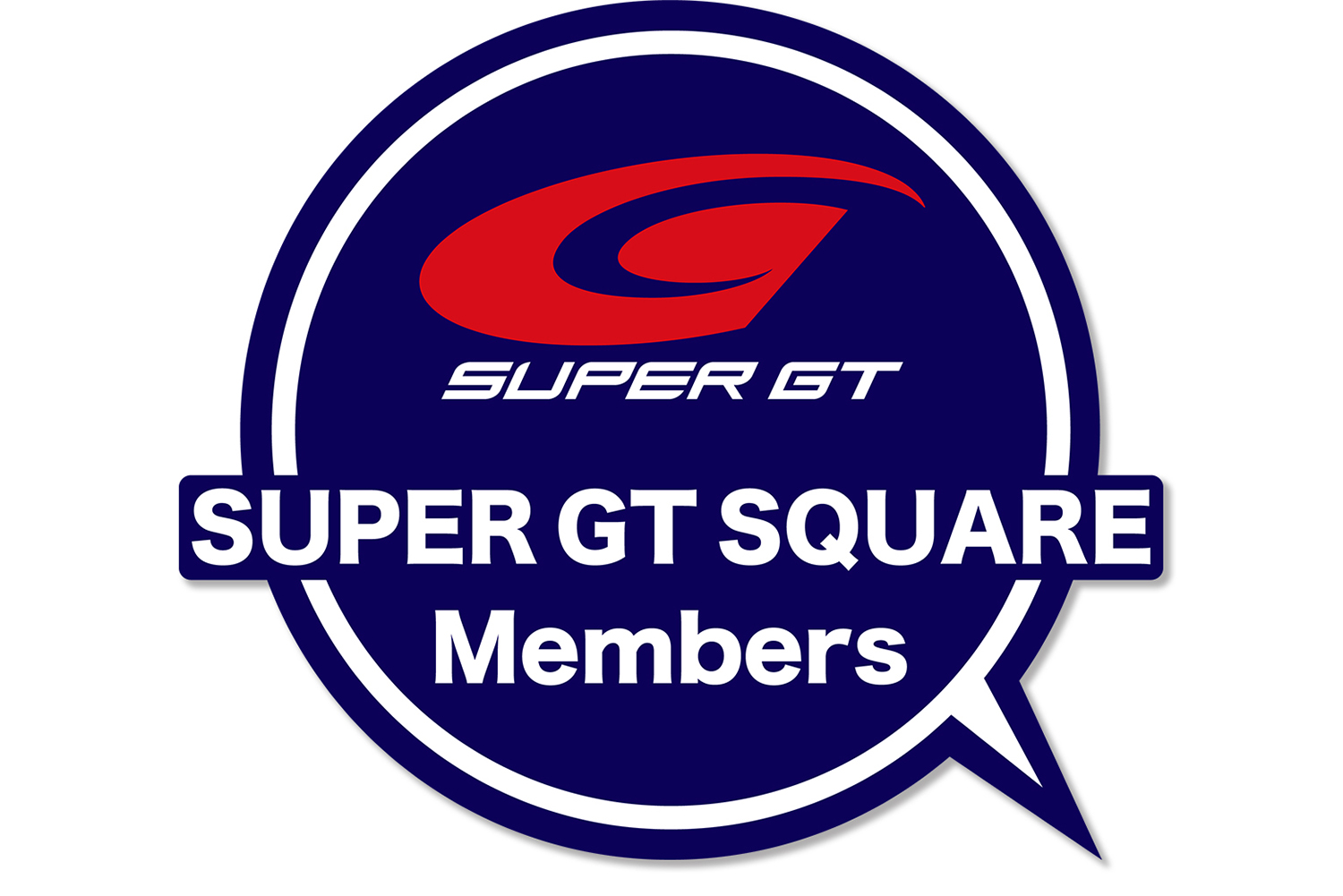 SUPER GT SQUAREメンバーズ」のオリジナルステッカー