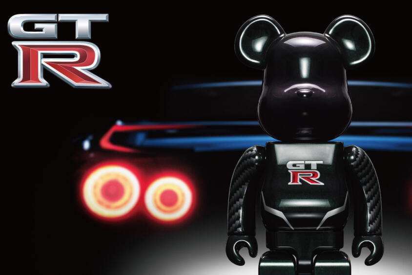 販売終了したGT-Rがクマになって復活！　日産とベアブリックのコラボ第３弾は伝説のミッドナイトパープル仕様