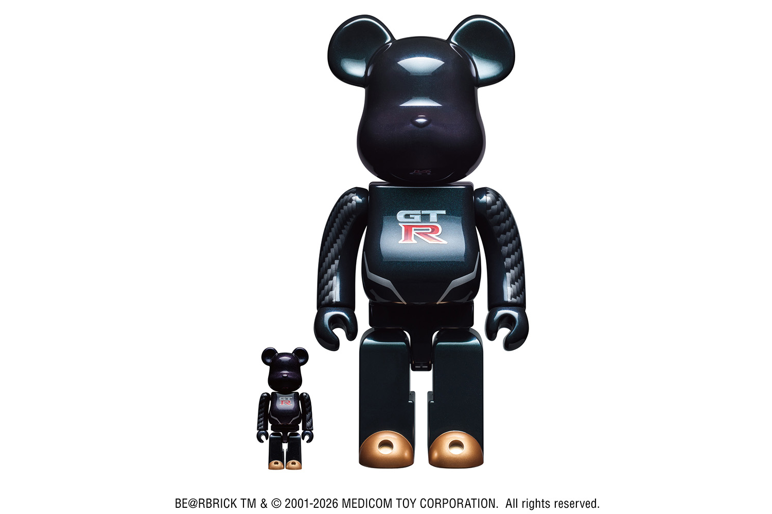 日産と「BE@RBRICK（ベアブリック）」とのコラボレーションモデル「NISSAN GT-R BE@RBRICK 100% & 400%」