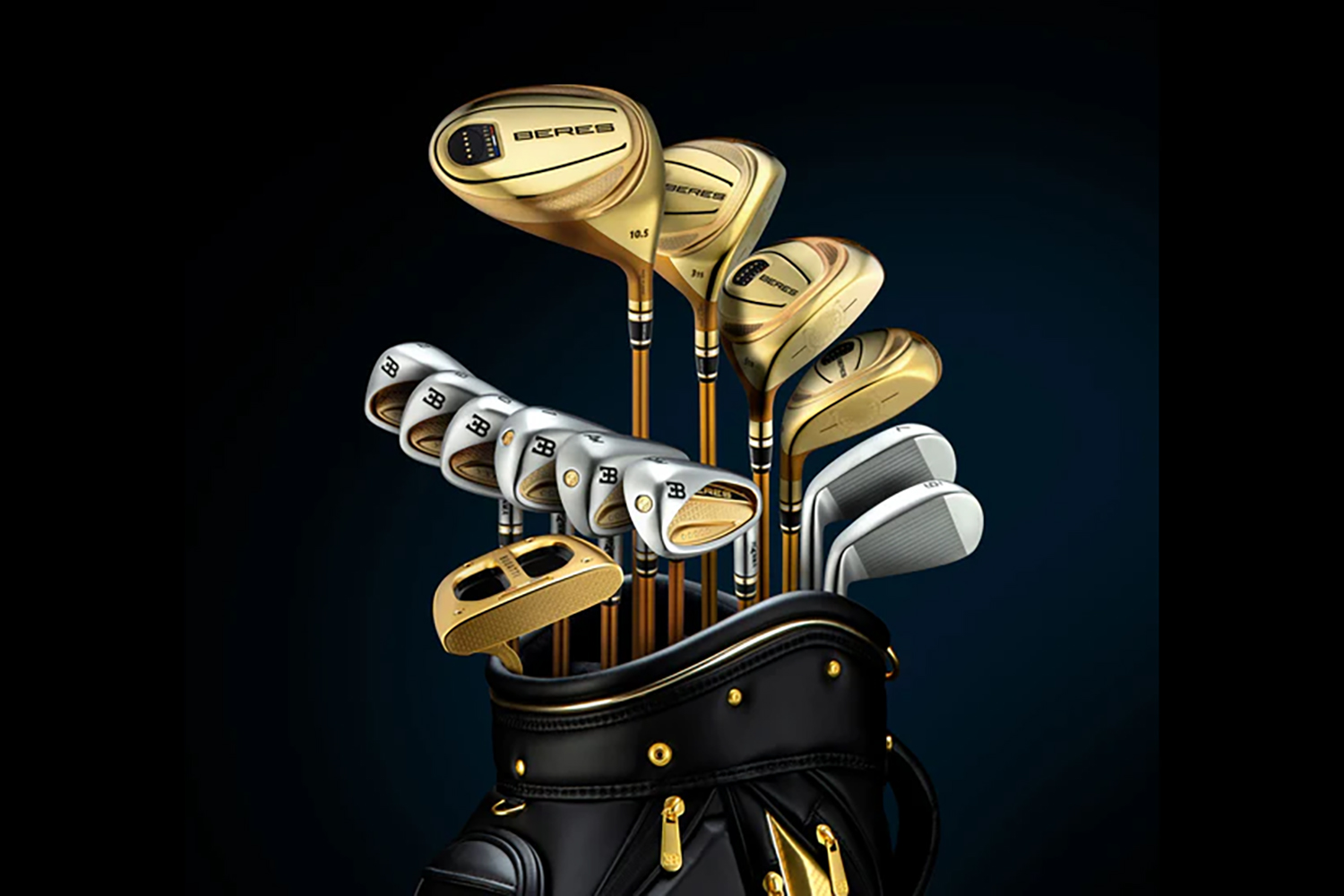 ゴルフクラブコレクション「HONMA × BUGATTI BERES Super Premium Collection 5Star」のフルセット