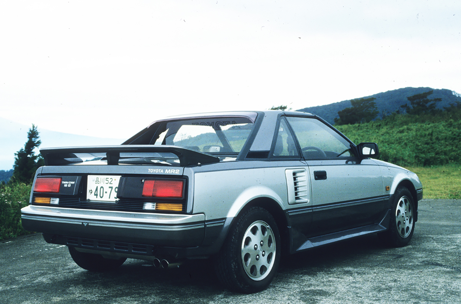 トヨタMR2のリヤスタイリング
