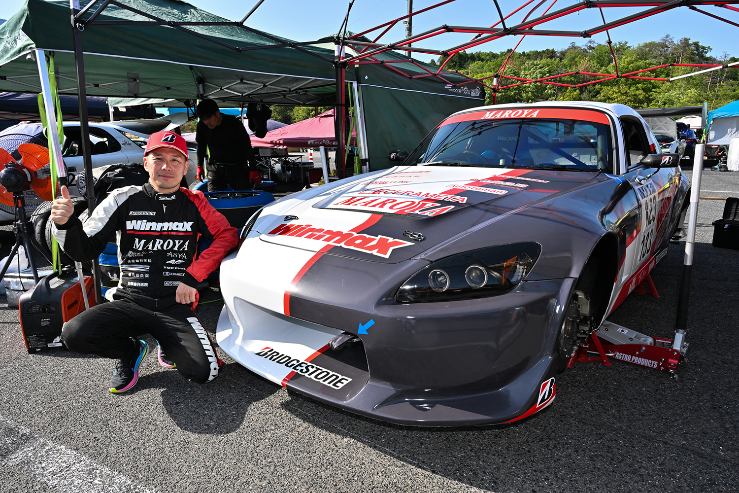 広瀬献選手とS2000