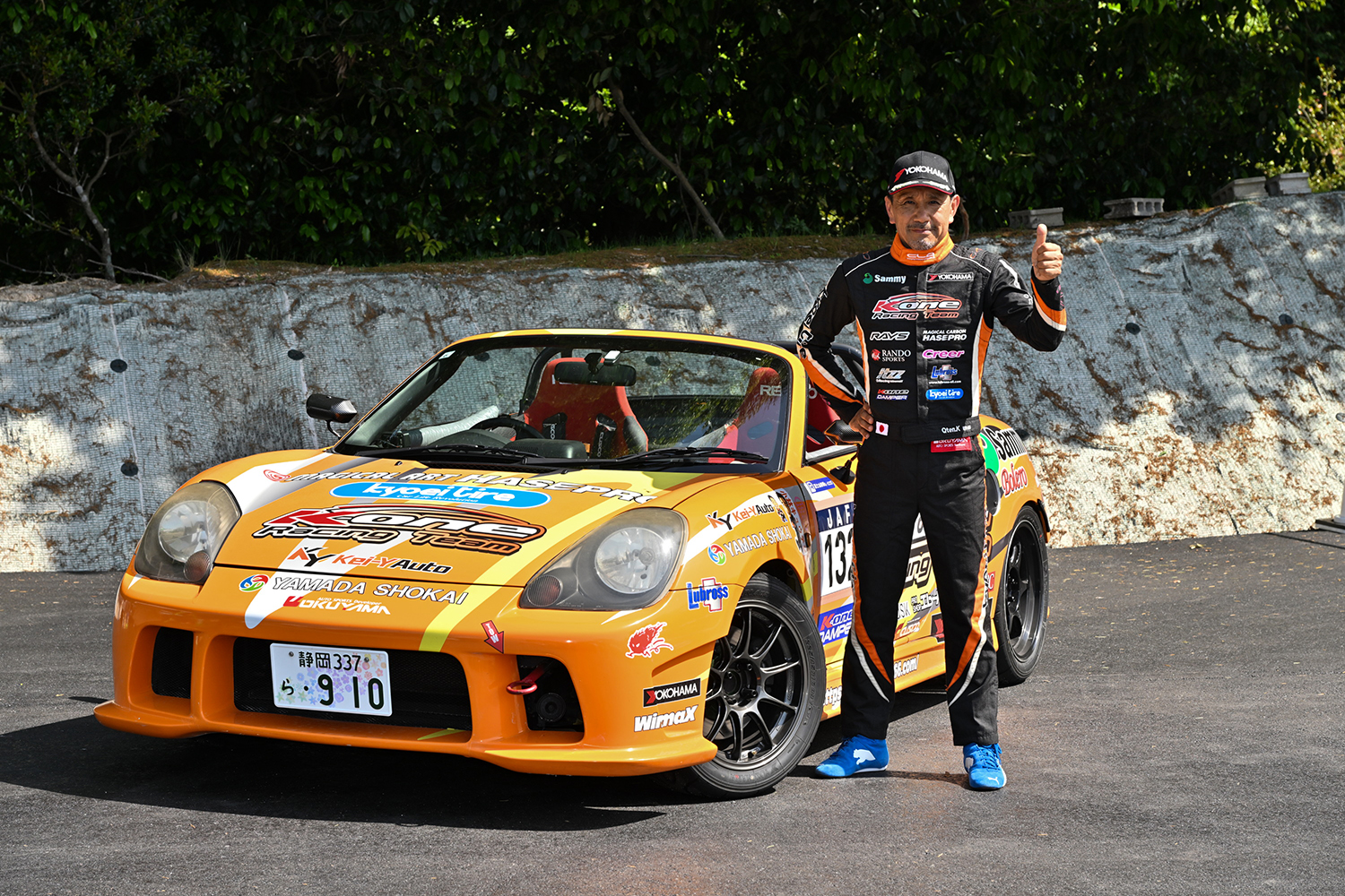 小林キュウテン選手とMR-S