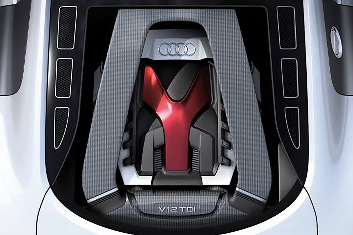アウディR8 V12 TDIコンセプトのエンジン