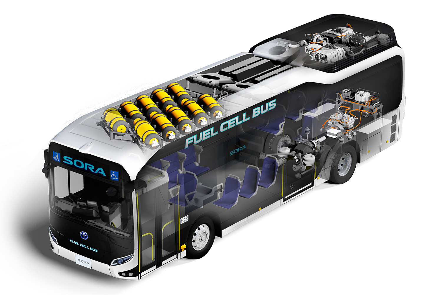 トヨタが製造するFCEVバス