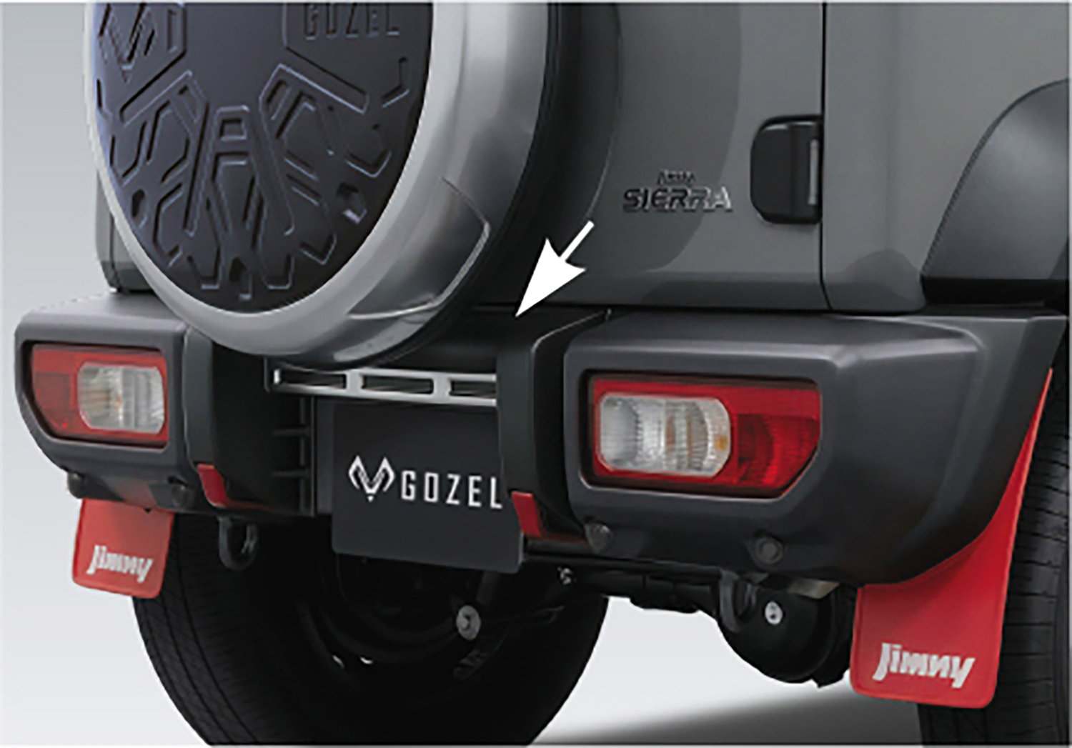 AWIN製GOZELパーツを装着したジムニーシエラ