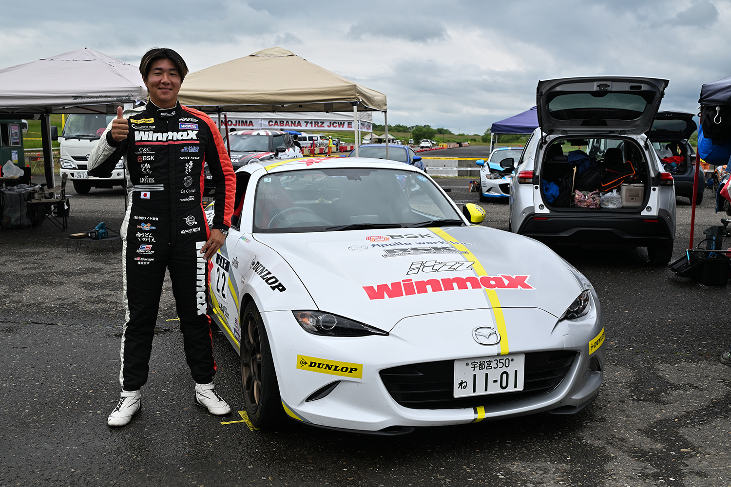 22号車「WM・DL・ATS・西川・RF」黒水泰峻選手