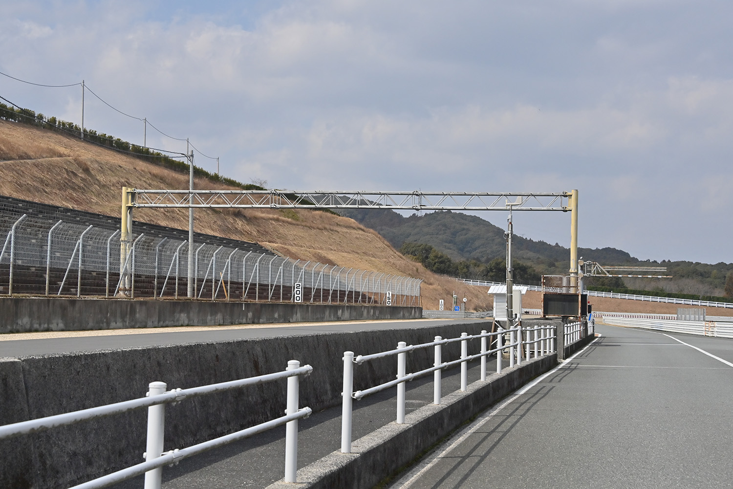 美祢自動車試験場の様子