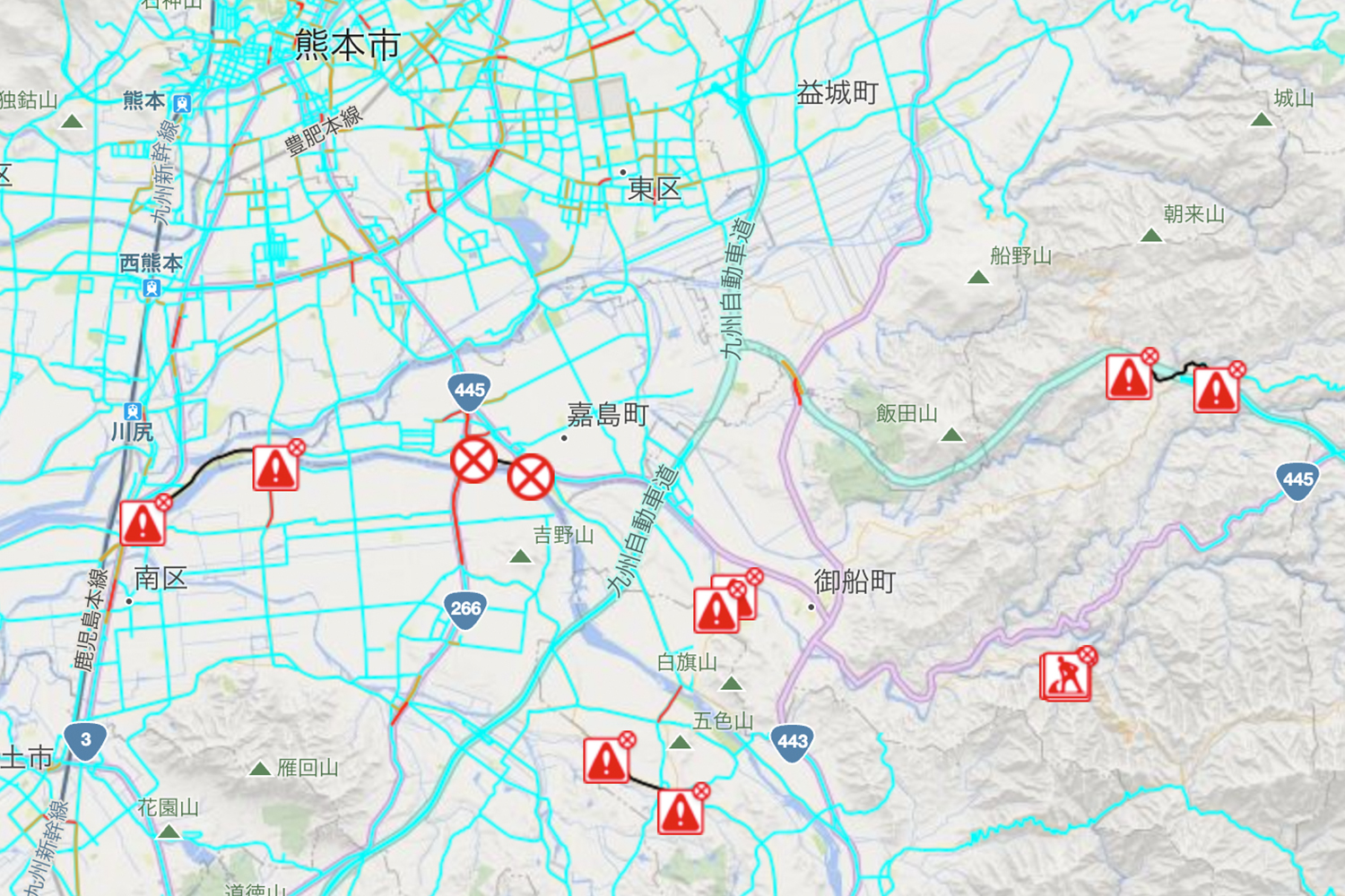 通れた道マップ
