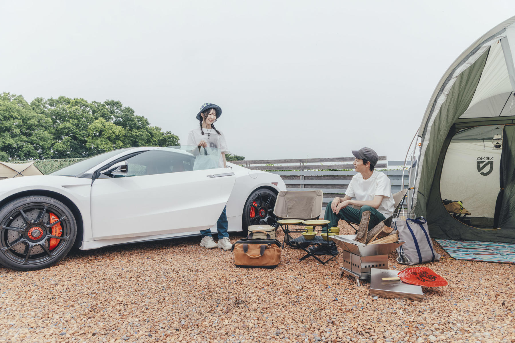 新型ＥＶからスーパーカーまで「クルマが基地になる」ホンダアクセスのアウトドア展示が面白すぎた 〜 画像32
