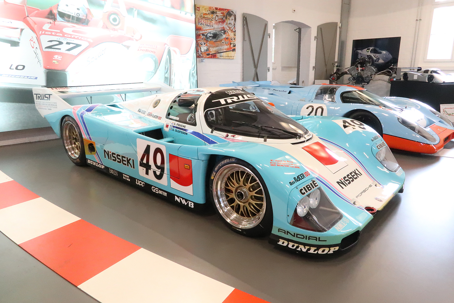 1990 Nisseki-Porsche 962Cのフロントスタイリング